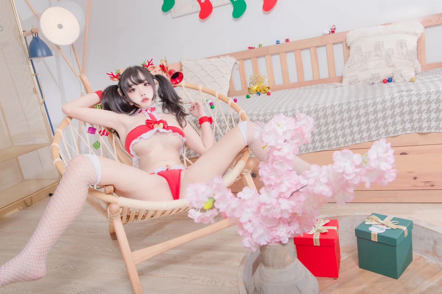 香草奶喵 - No.07 圣诞福福 [40P-107MB] tg@simisebaisi 【丝足阁】026.webp